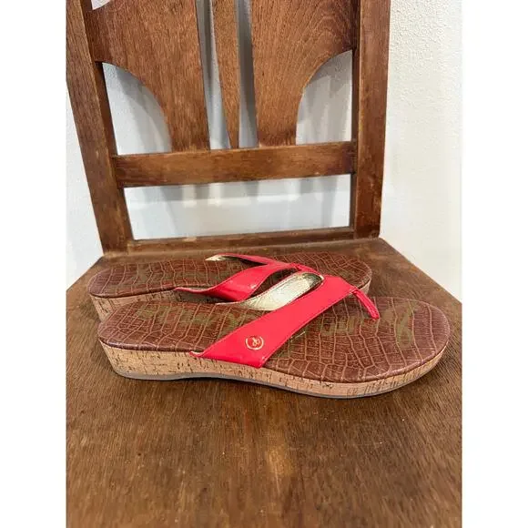 Sam Edelman Tonya Red flip flop - Picture 2 of 5